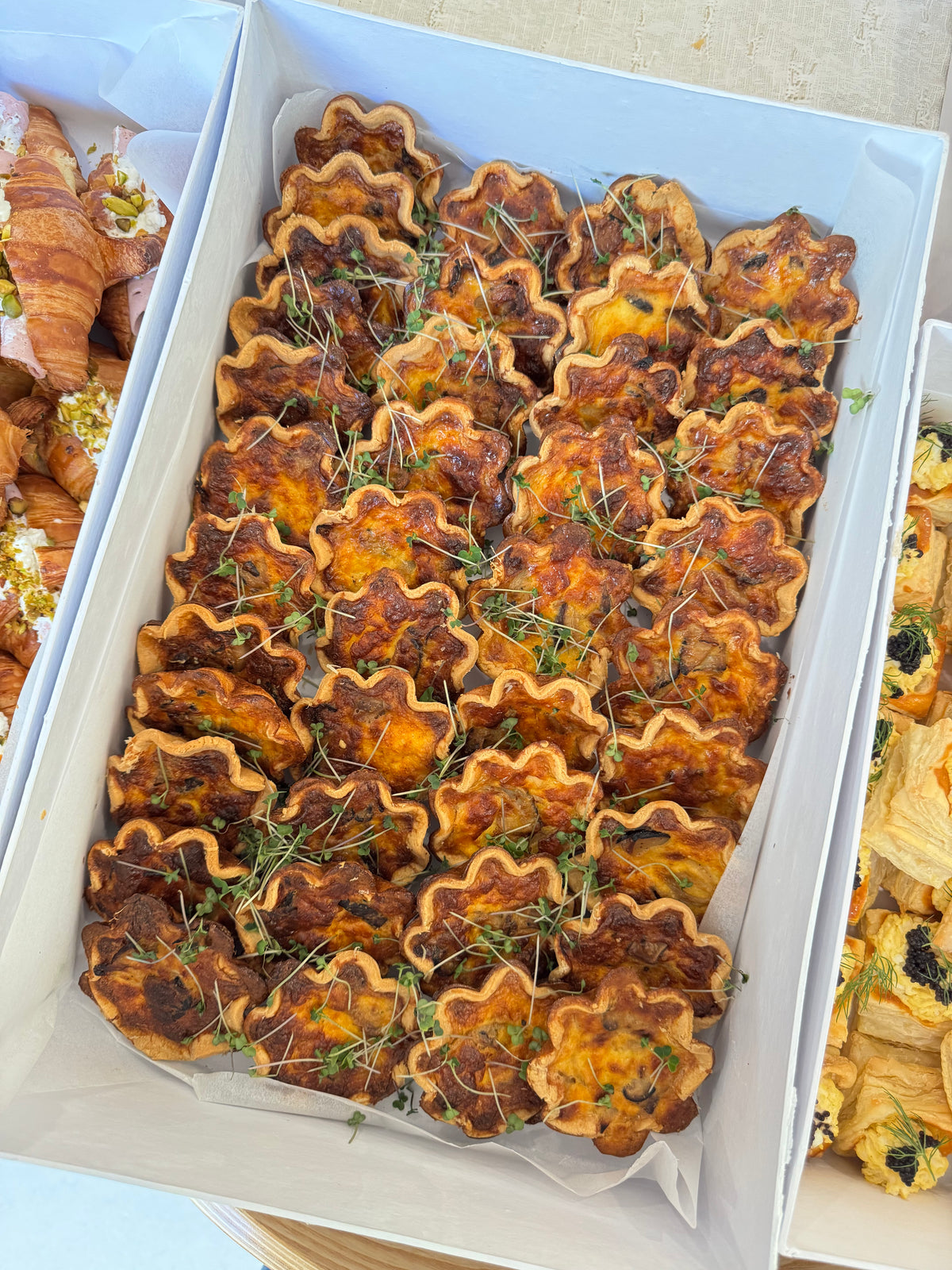 Quiche with Shiitake & Gruyere