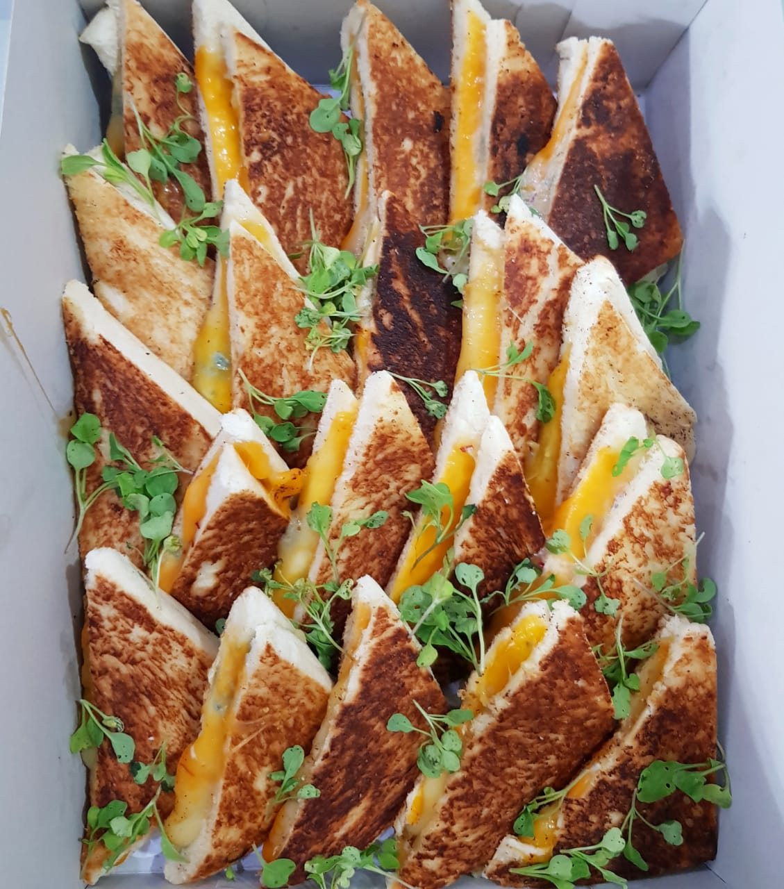 Grilled Three Cheese Sandwich