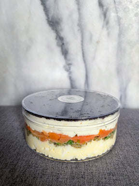 Smoked Salmon Caviar Cake