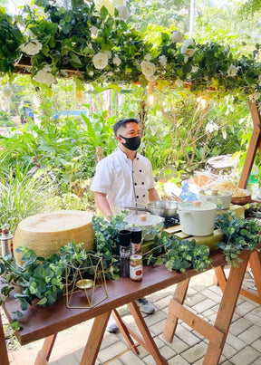 Truffle Mushroom Cream Pasta Station